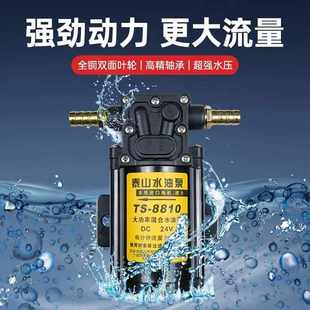 货车挂车刹车淋水器水泵淋水增压泵12V24V轮胎淋水泵水箱抽水泵