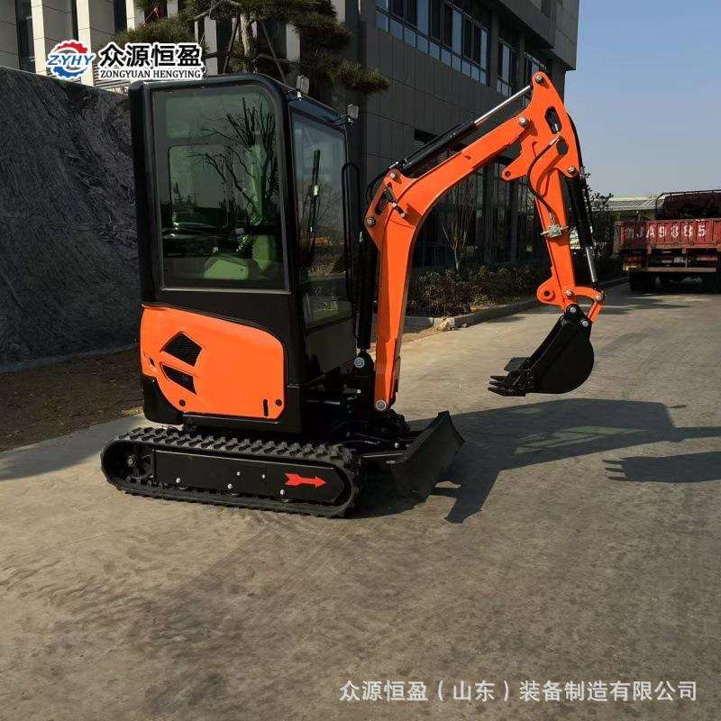 众源履带式小型挖掘机ZY-18 柴油动力 市政园林施工小型挖掘机
