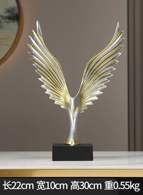 正品领导室书房书柜品博古架茶大鹏展翅摆件装饰办公室桌面高档工