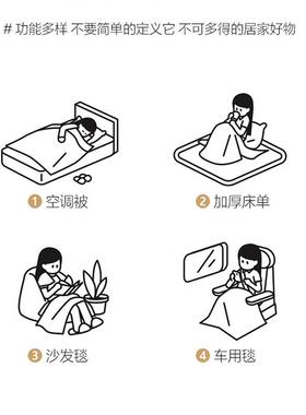 功能夏被床盖三HCI套丨慵厚懒旧感水洗云柔60S多天丝绗缝件床单裸