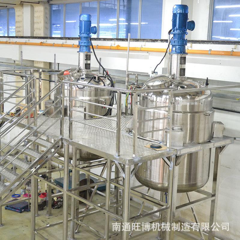 供应变频调速搅拌器 电加热不锈钢搅拌罐 化工液体反应釜厂家