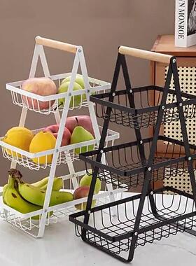 3 Tier Fruit Basket 2 Banana Hangers, Vegetable Basket Bowl