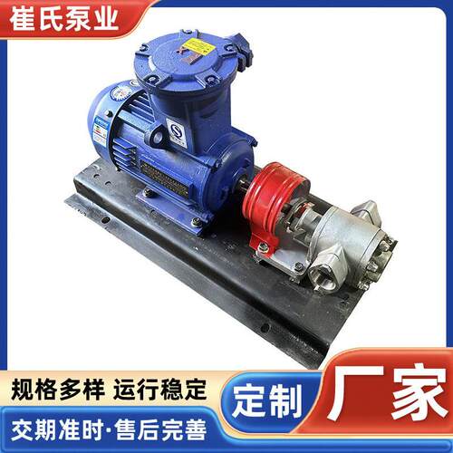 包邮KCB不锈钢齿轮泵三项380V压自吸泵KCB200/300齿轮输送油泵