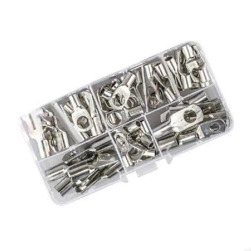 Y3NB 60Pcs Wire Connectors Copper Wire Lugs Rings Terminals