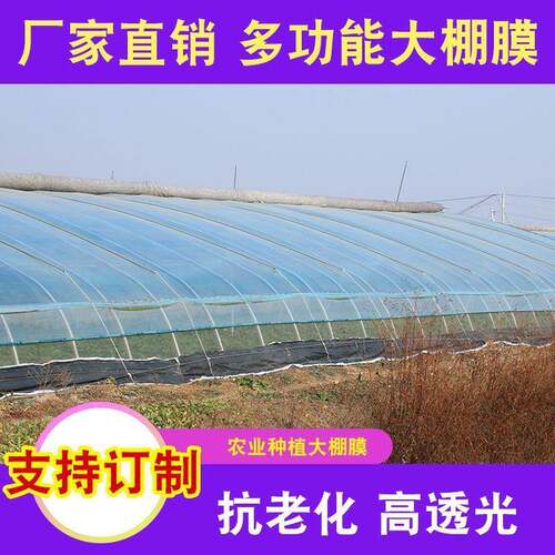 大棚膜进口无滴膜消雾PO膜抗老化加厚塑料薄膜流水膜保温种植整卷
