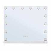 带ledmirror工厂14镜子家用尺寸 好莱坞4050颗梳妆 化妆镜灯泡台式