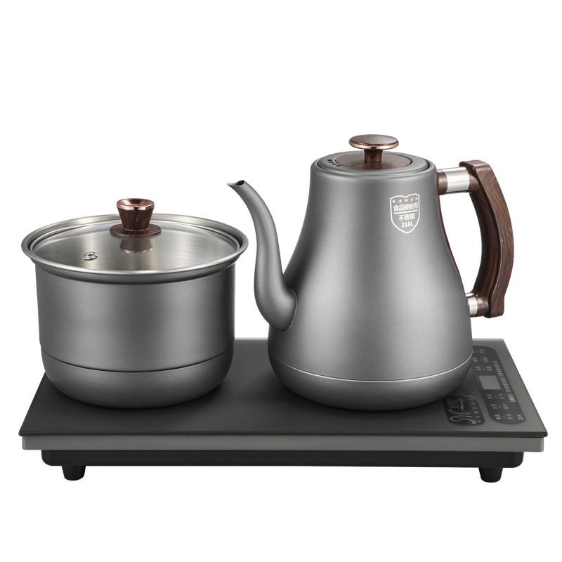 全自动上水电热烧水壶功夫茶台一体机煮茶专用抽水泡茶具2025新款