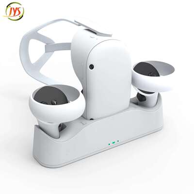 Oculus quest 2 VR眼镜手柄磁吸充电底座配电池套装JYS-OC003