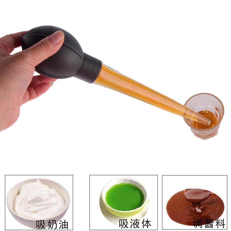 大号球头长径吸管带刻度烘焙移液胶头滴管式量具量勺量杯吸油用具图片