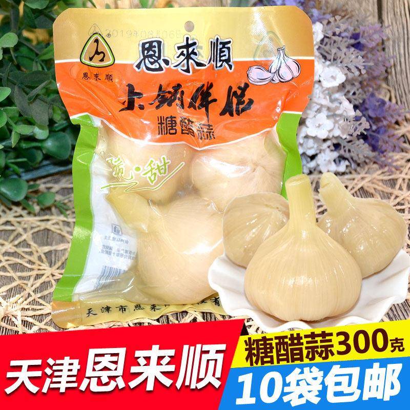 恩来顺糖醋蒜300g糖蒜泡菜腌制泡大蒜甜蒜头脆甜腌蒜下饭菜咸酱菜图片