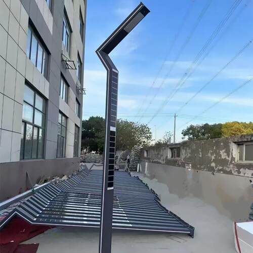 户外景观灯太阳能铝型材3米路灯小区公园别墅庭院灯铝型材景观灯