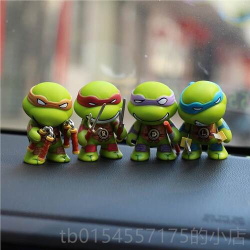 正品Q版者烘神龟公仔手办关忍节可动模型玩具汽载摆件蛋糕焙装车