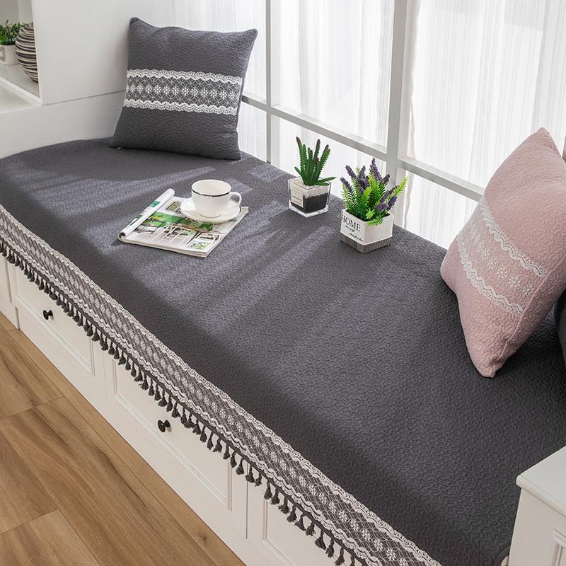 26X8全棉飘窗垫四季通用窗台垫现代简约卧室装饰阳台榻榻米窗户垫