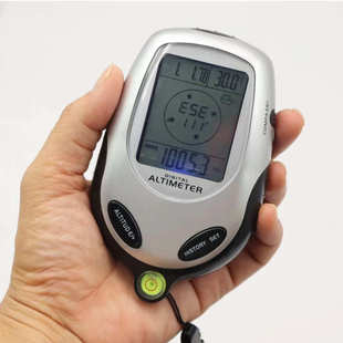 多功能电子高度计 海拔计 气压计 温度计 电子指北针 海拔表