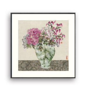 【阳光正好】冯玉红限量版画装饰画 中古风餐厅客厅新中式挂画