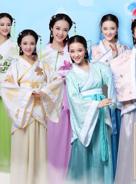 唐装戏服古装服装女仙女唐朝古代汉服演出服古典舞蹈公主贵妃女装