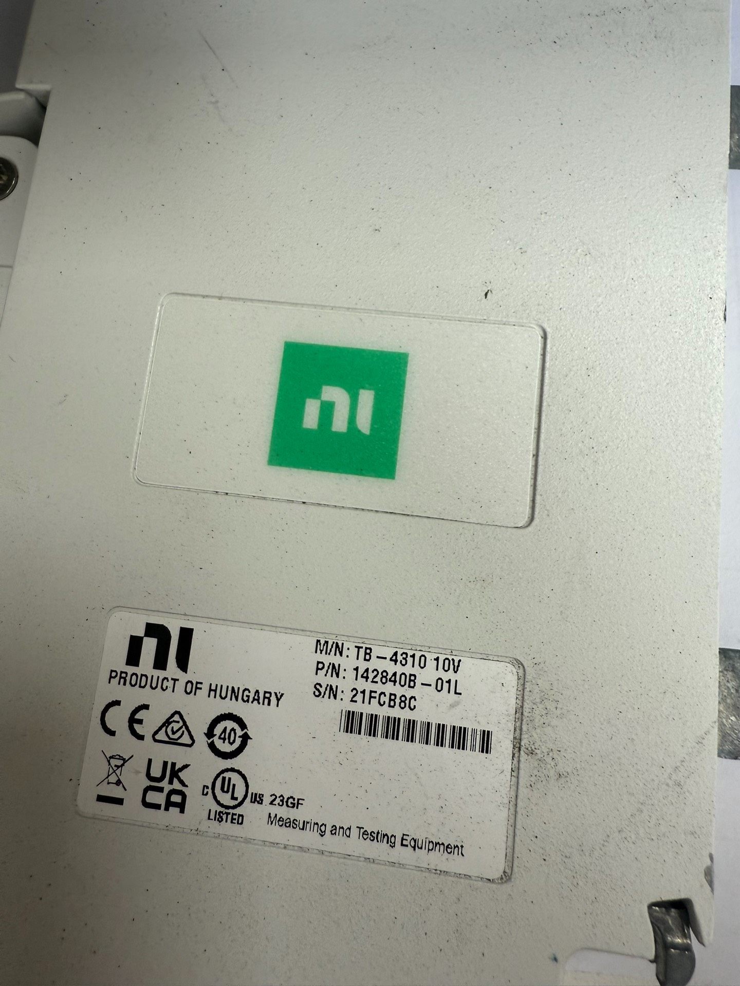 NI TB-4310二手接线盒