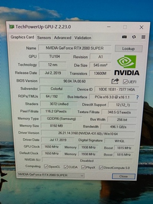 七彩虹iGame RTX2080 Super AD OC 怎么样,用后三个月感受,真相大爆料!!
