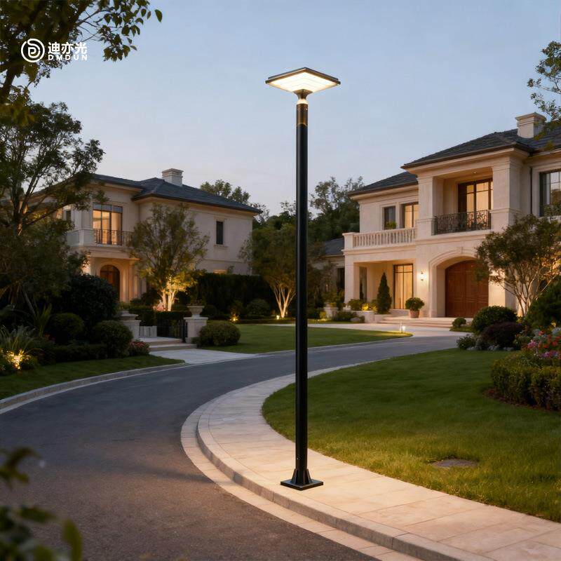 太阳能景观灯户外防水超亮广场高杆灯家用别墅小区庭院灯工程路灯