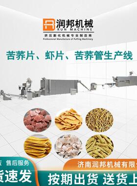 苦荞片生产线 大黄米南瓜山片生产设备苦荞管虾片生产线