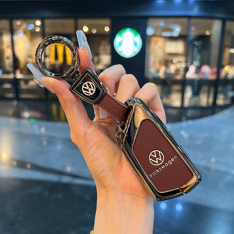 适用大众凌渡L高尔夫8车钥匙套途昂x包id3id4id6揽境rline揽巡壳