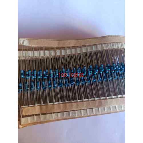 10欧姆电阻1/4瓦金属膜精度1 2元100只逆变器主板常用