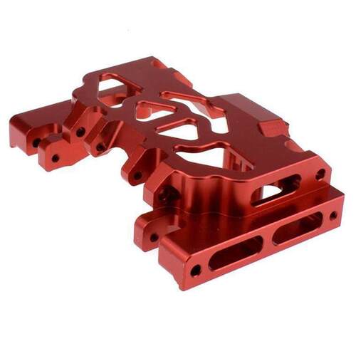 TRAXXAS TRA-4 82056-4铝合金中波箱底板 底盘升级件TRX4波箱底座