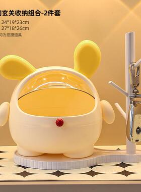 玄关收纳盒高级感入户家居装饰摆件钥匙收纳盒储存盒杂物整理盒