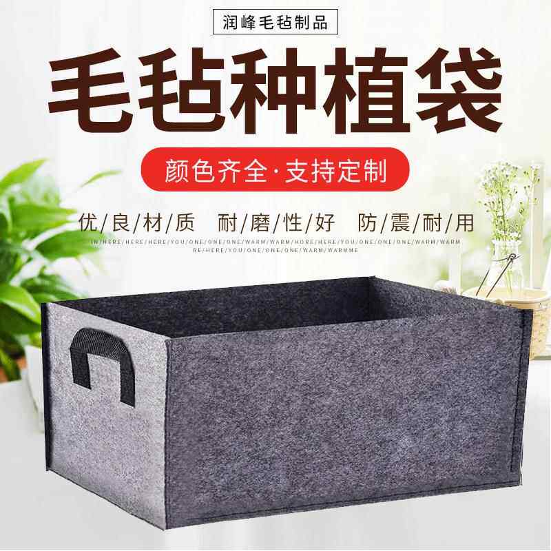 长方形毛毡种植袋 蔬菜草莓土豆无纺布种植桶 家庭阳台植物培育袋
