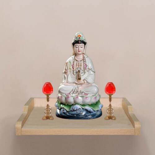 财神佛龛壁挂式墙上家用轻奢现代简约小型新中式神台香案供桌佛柜
