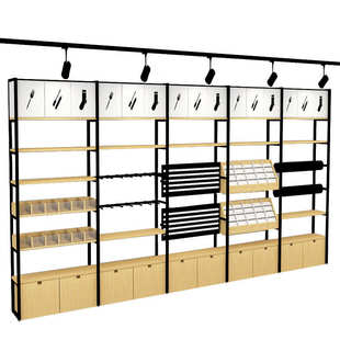 精品店展柜宠物展示货架宠物店功能多功能优品文具店置物架展示架