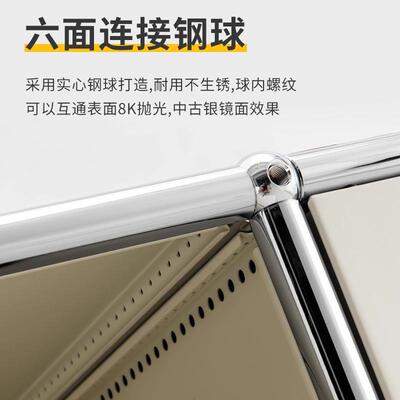 中USM不锈钢古餐餐边柜电视柜LPA客现代简约用厅装饰杂物置物家柜