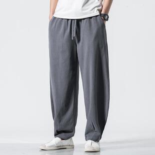 禅唐装男款夏季中国风中式分袖衬衫中老年男老头功七服练服居