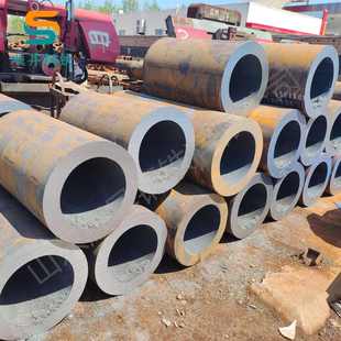 45号大口径厚壁无缝钢管42CrMo热轧机械加工制造用管切割零售