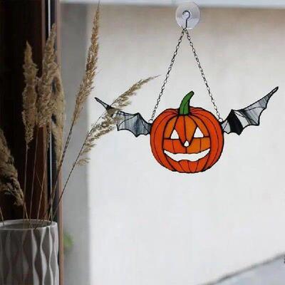 Halloween Window Sun Catcher Acrylic Bat Sun Catcher