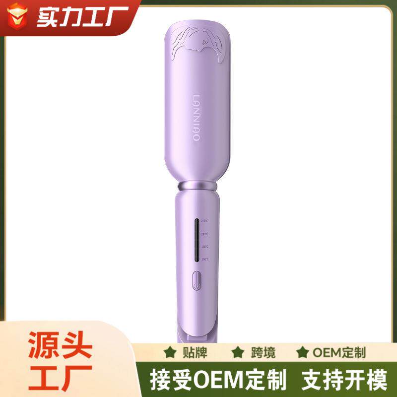 跨境法式蛋卷头卷发棒棒28大小波浪纹卷发神器卷护发不伤发