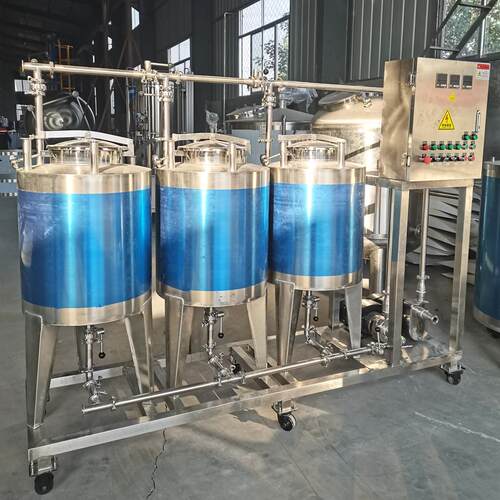 酸碱热水冲洗高效清洁管道CIP清洗系统饮料生产管道设备清洗系统