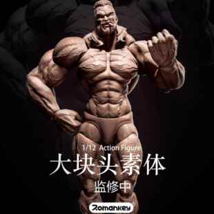 Romankey X COWL 1/12 大块头素体 可动人偶 先行接单
