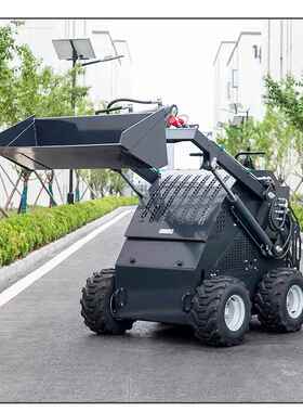 mini skid steer loader 轮式小型滑移装载机 微型小铲车 Wheeled