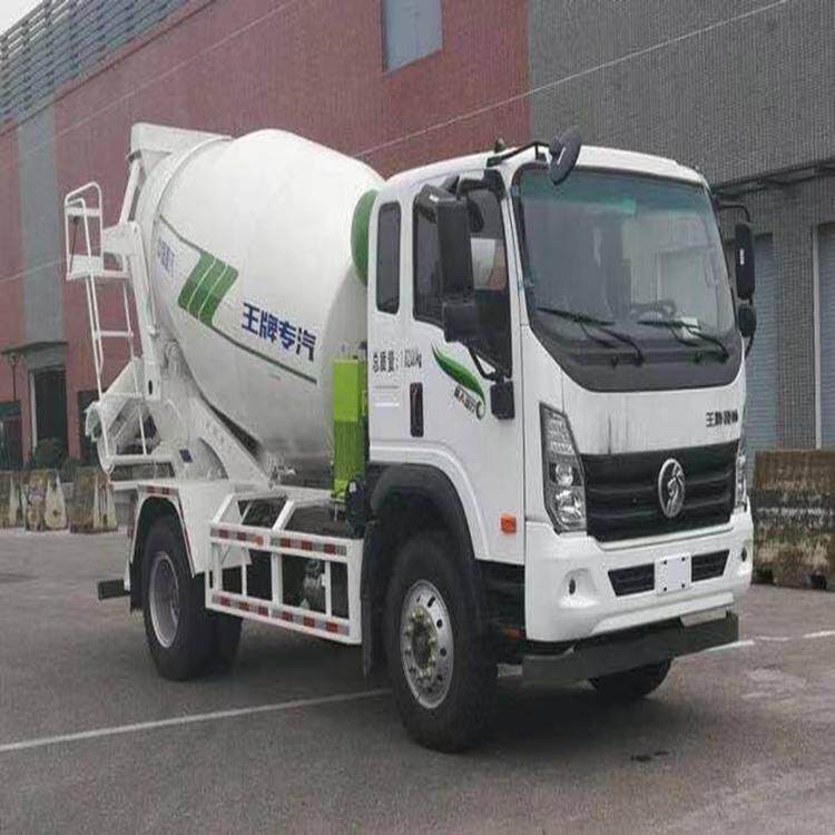 混泥土搅拌车4方全新国五底盘混凝土搅拌罐车小型水泥搅拌车