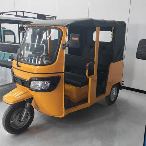 景区旅游观光嘟嘟车 印度双排电动三轮车 多人座顶棚架载客车辆