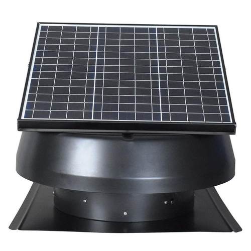 圆形14寸扇叶50W太阳能板角度可调太阳能换气扇屋顶通风排气