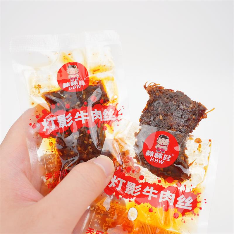 棒棒娃灯影牛肉丝红油麻辣味解馋散称独立小包休闲 零食小吃