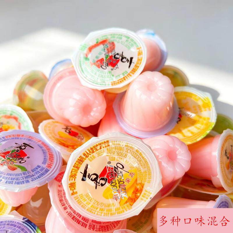 喜之郎水果冻乳酸菌散装称重多口味整箱独立杯装混合儿童休闲零食