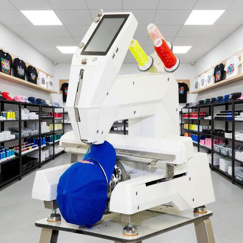 小型家用头电脑绣花机帽绣机 Single Head Embroidery Machine