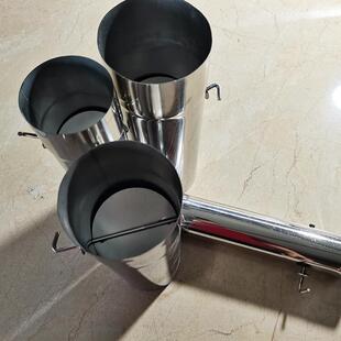 风门开关柴火灶排烟管柴火炉烟囱阀门调节烟道土灶配件进风不锈钢