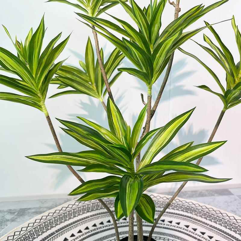 真百合竹金室摆内落地现仿代橱窗造景风水假树YF220037绿植盆栽饰