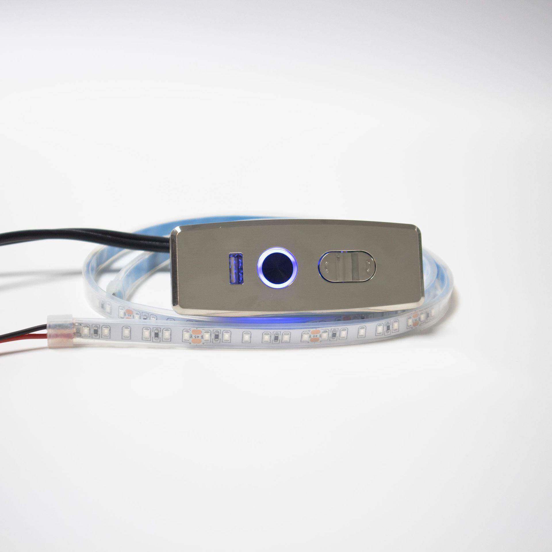 电动沐足沙发按摩椅电动推杆升降配件开关灯带变色手控器控制器