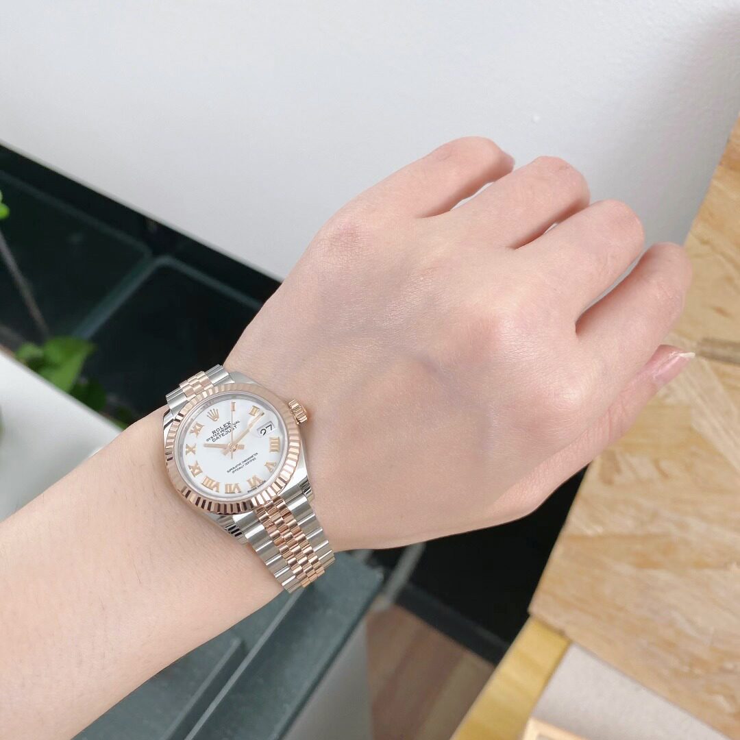 直购价[9.8新]劳力士日志型系间金自动机械女士腕表m279171-0021