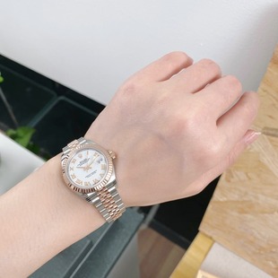 直购价 0021 9.8新 劳力士日志型系间金自动机械女士腕表m279171